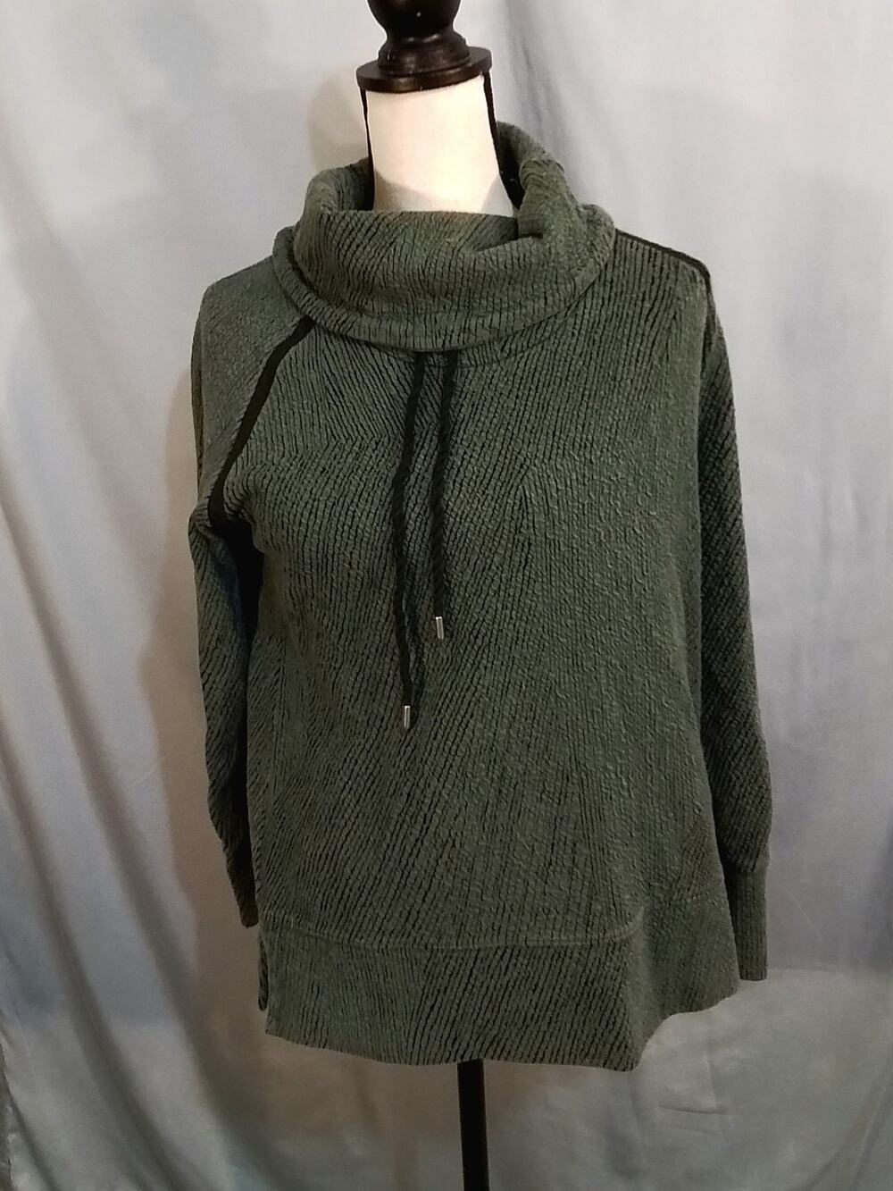Unbranded Green cowl neck sweat shirt